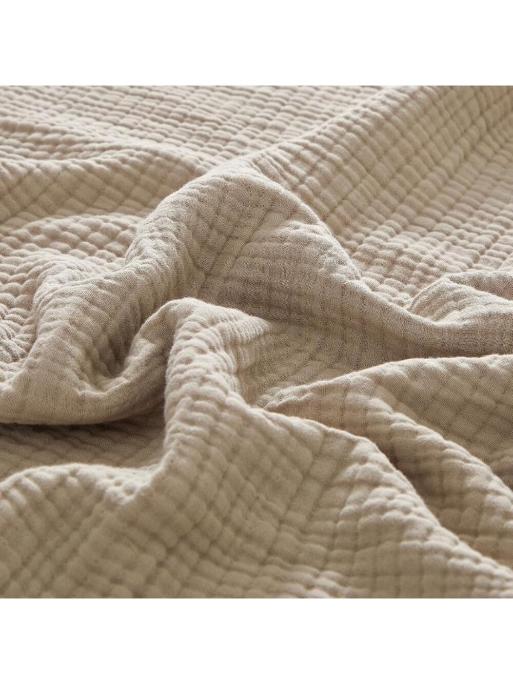 XL 100% Cotton Muslin Throw Blanket - Lightweight, Breathable, Soft Gauze for